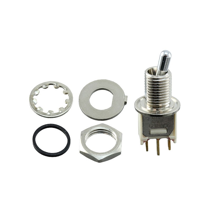 1 pcs : T101LCFZBE - SWITCH TOGGLE SPDT 0.4VA 20V