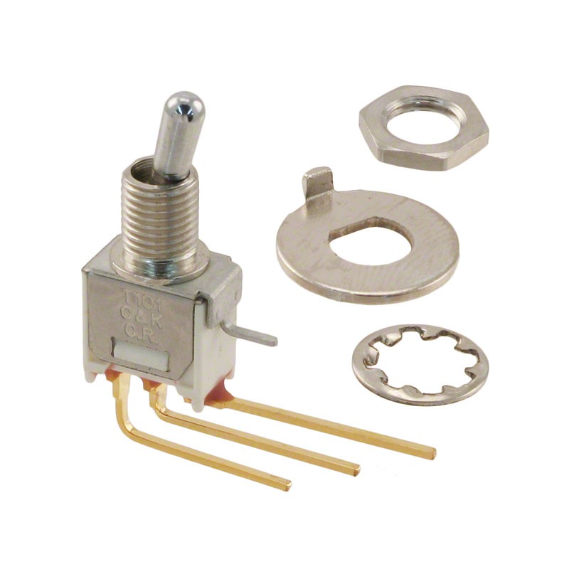 1 pcs : T101MHAVBE - SWITCH TOGGLE SPDT 0.4VA 20V