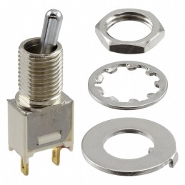 1 pcs : T102LTZBE - SWITCH TOGGLE SPST 0.4VA 20V