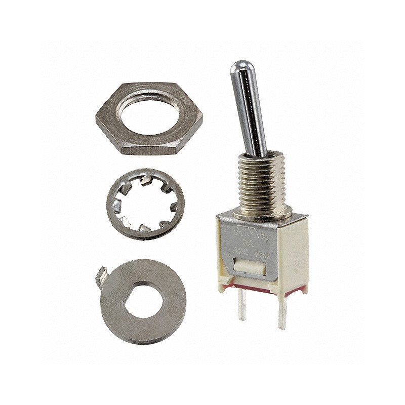 1 pcs : T102SHCQE - SWITCH TOGGLE SPST 2A 120V