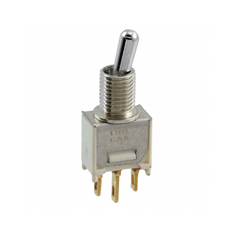 1 pcs : T105MHZBE - SWITCH TOGGLE SPDT 0.4VA 20V