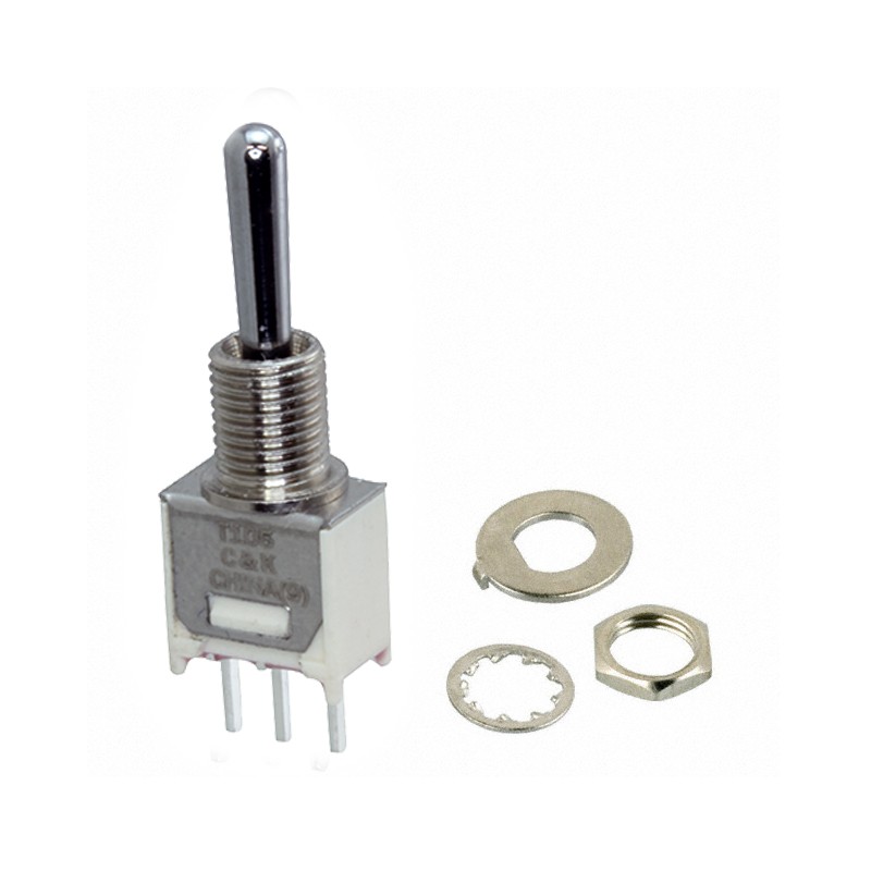 1 pcs : T105SHCQE - SWITCH TOGGLE SPDT 2A 120V