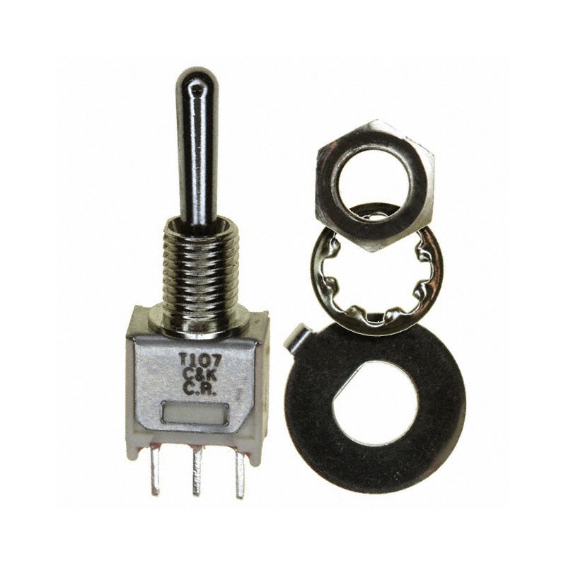 1 pcs : T107SHCQE - SWITCH TOGGLE SPDT 2A 120V