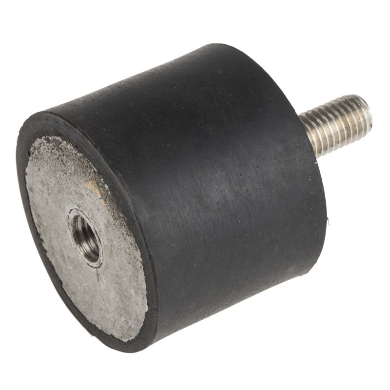 1 Bag of 2 - RS PRO M10 Anti Vibration Mount, Male to Female Bobbin with 160.6kg Compression Load