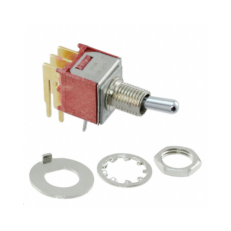 1 pcs : T201MHABE - SWITCH TOGGLE DPDT 0.4VA 20V