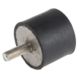 1 Bag of 2 - RS PRO M10 Anti Vibration Mount, Male to Female Bobbin with 160.6kg Compression Load