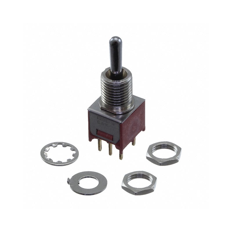 1 pcs : T201STDCBE - SWITCH TOGGLE DPDT 0.4VA 20V