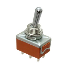 1 pcs : T206N-F - SWITCH TOGGLE DPDT 6A 125V