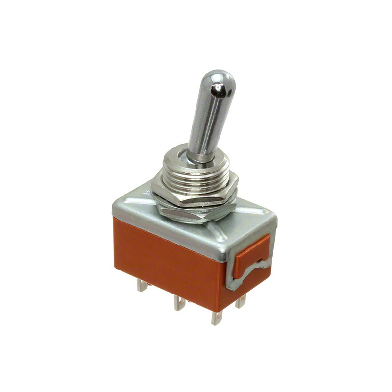 1 pcs : T206N-F - SWITCH TOGGLE DPDT 6A 125V