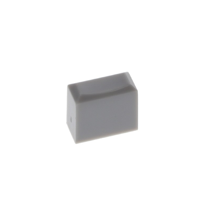 1 pcs : TA12GRY - RECTANGLE PB SWITCH CAP GRAY