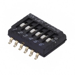 1 pcs : TDA06H0SB1R - SWITCH SLIDE DIP SPST 0.025A 24V