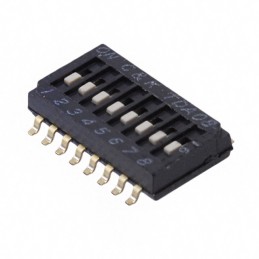 1 pcs : TDA08H0SB1 - SWITCH SLIDE DIP SPST 0.025A 24V