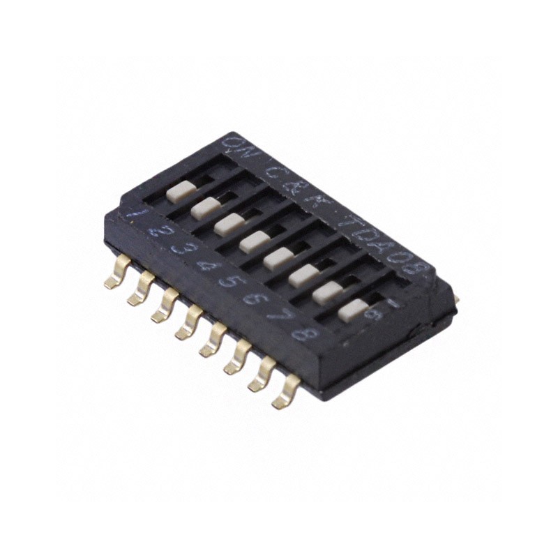 1 pcs : TDA08H0SB1 - SWITCH SLIDE DIP SPST 0.025A 24V