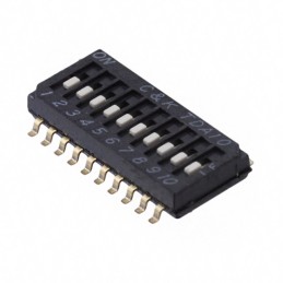 1 pcs : TDA10H0SB1R - SWITCH SLIDE DIP SPST 0.025A 24V