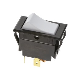 1 pcs : TIGO51-6S-WH-NBL - SWITCH ROCKER DPDT 15A 125V