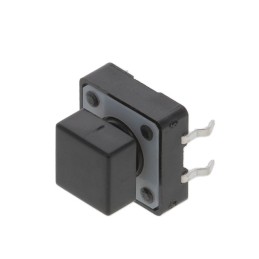 1 pcs : TL1100F160Q6JBLK - SWITCH TACTILE SPST-NO 0.05A 12V