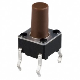 1 pcs : TL1105BF100Q - SWITCH TACTILE SPST-NO 0.05A 12V