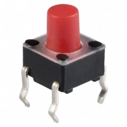 1 pcs : TL1105EF250Q7.3RED - SWITCH TACTILE SPST-NO 0.05A 12V