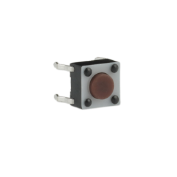 1 pcs : TL1105F100Q - SWITCH TACTILE SPST-NO 0.05A 12V