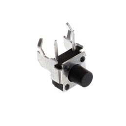 1 pcs : TL1105XF160QBLKSTEM - SWITCH TACTILE SPST-NO 0.05A 12V