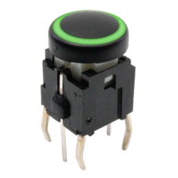 1 pcs : TL1220R1NNBGHALO - SWITCH TACTILE SPST-NO 0.05A 12V