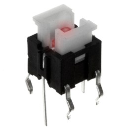 1 pcs : TL1240RQ - SWITCH TACTILE SPST-NO 0.05A 12V