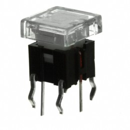 1 pcs : TL1240RQ1JCLR - SWITCH TACTILE SPST-NO 0.05A 12V