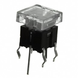 1 pcs : TL1240YQ1JCLR - SWITCH TACTILE SPST-NO 0.05A 12V
