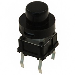 1 pcs : TL1265AQSBLK - SWITCH TACTILE SPST-NO 0.05A 12V