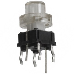 1 pcs : TL1265BQSCLR - SWITCH TACTILE SPST-NO 0.05A 12V