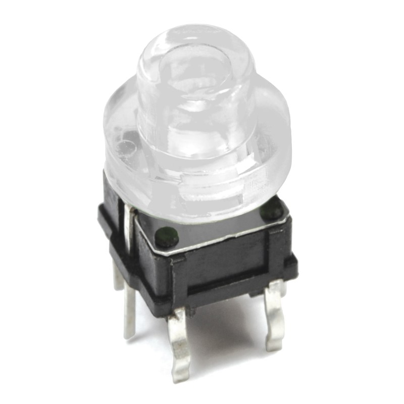 1 pcs : TL1265WQSCLR - SWITCH TACTILE SPST-NO 0.05A 12V