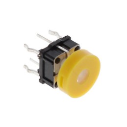 1 pcs : TL1265YQRYEL - SWITCH TACTILE SPST-NO 0.05A 12V