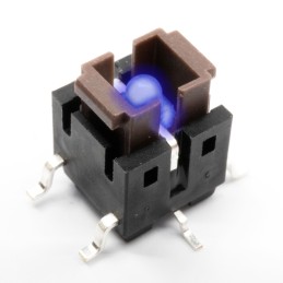 1 pcs : TL3240F100BT - SWITCH TACTILE SPST-NO 0.05A 12V