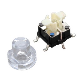 1 pcs : TL3265BQSCLR - SWITCH TACTILE SPST-NO 0.05A 12V