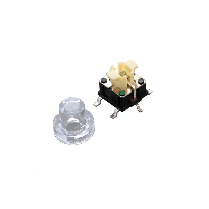 1 pcs : TL3265GQTCLR - SWITCH TACTILE SPST-NO 0.05A 12V