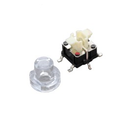 1 pcs : TL3265RQSCLR - SWITCH TACTILE SPST-NO 0.05A 12V