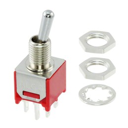 1 pcs : TMD1T3B1M1QE - SWITCH TOGGLE DPDT 3A 120V