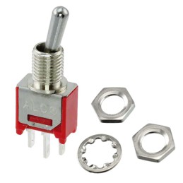 1 pcs : TMS1T3B1M1QE - SWITCH TOGGLE SPDT 3A 120V