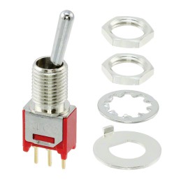 1 pcs : TMS1T4B5M2RE - SWITCH TOGGLE SPDT 0.4VA 20V