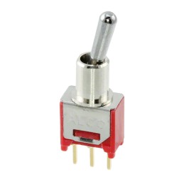 1 pcs : TMS1T5B2M2RE - SWITCH TOGGLE SPDT 0.4VA 20V