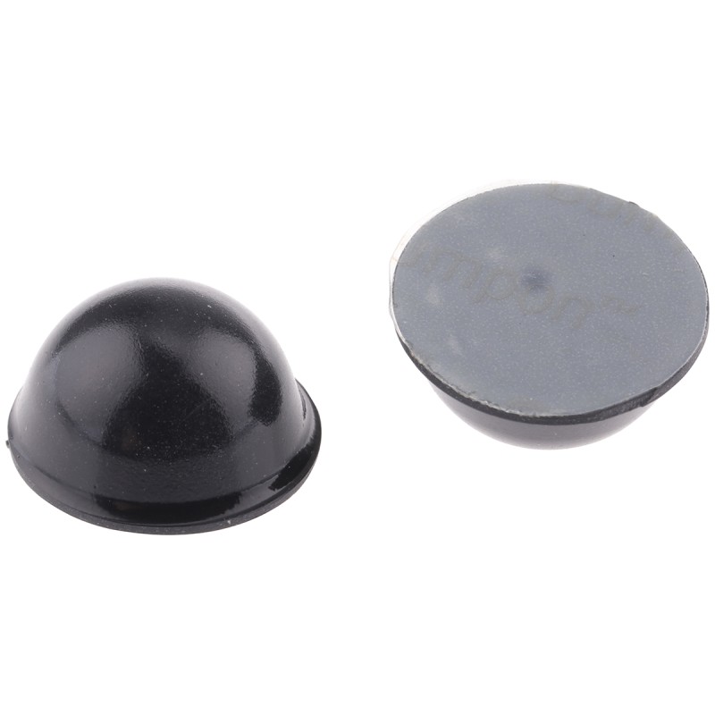 1 Bag of 20 - 3M Hemispherical PUR Self Adhesive Feet, 19mm diameter x 9.6mm height