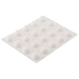 1 Bag of 20 - 3M Hemispherical PUR Self Adhesive Feet, 16mm diameter x 7.9mm height