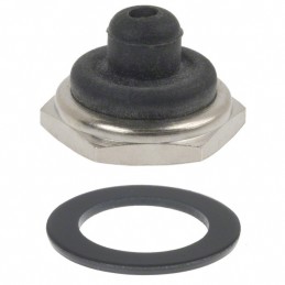 1 pcs : U1151 - TOGGLE HALF BOOT BLACK