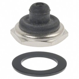 1 pcs : U1600 - TOGGLE HALF BOOT BLACK