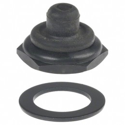 1 pcs : U1602 - TOGGLE HALF BOOT BLACK