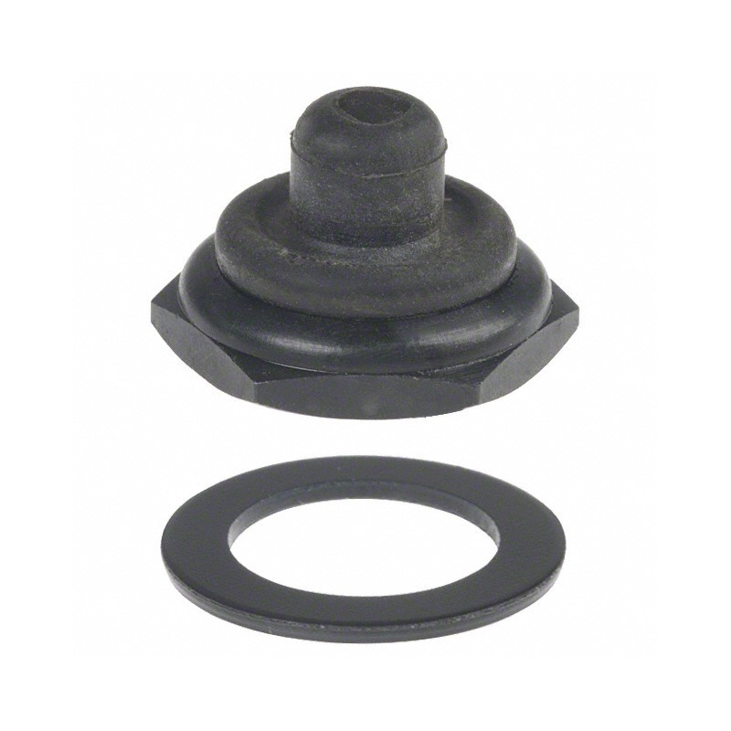 1 pcs : U1602 - TOGGLE HALF BOOT BLACK