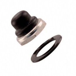 1 pcs : U1654 - PUSHBUTTON FULL BOOT BLACK