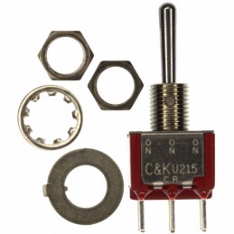 1 pcs : U215SPDCQE - SWITCH TOGGLE SP3T 5A 120V