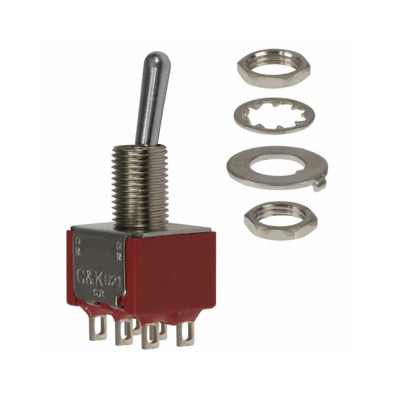 1 pcs : U21SYZQE - SWITCH TOGGLE DPDT 5A 120V