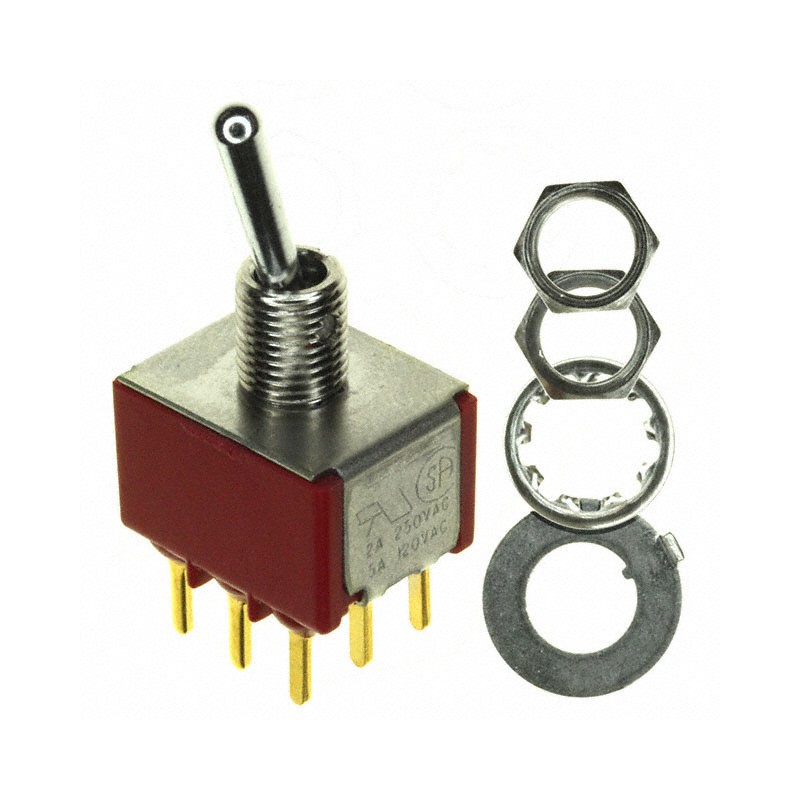 1 pcs : U31SPDCGE - SWITCH TOGGLE 3PDT 5A 120V